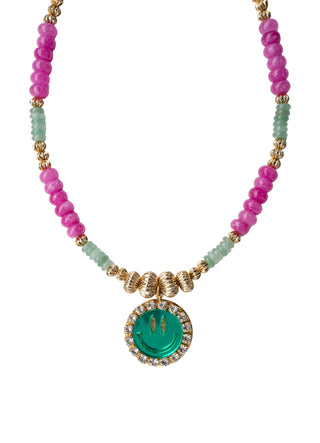 Happy Necklace Jasmine - Mirror Green