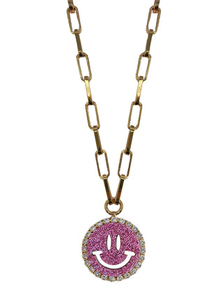 Chain Necklace Blaze - Disco Dazzle Pink