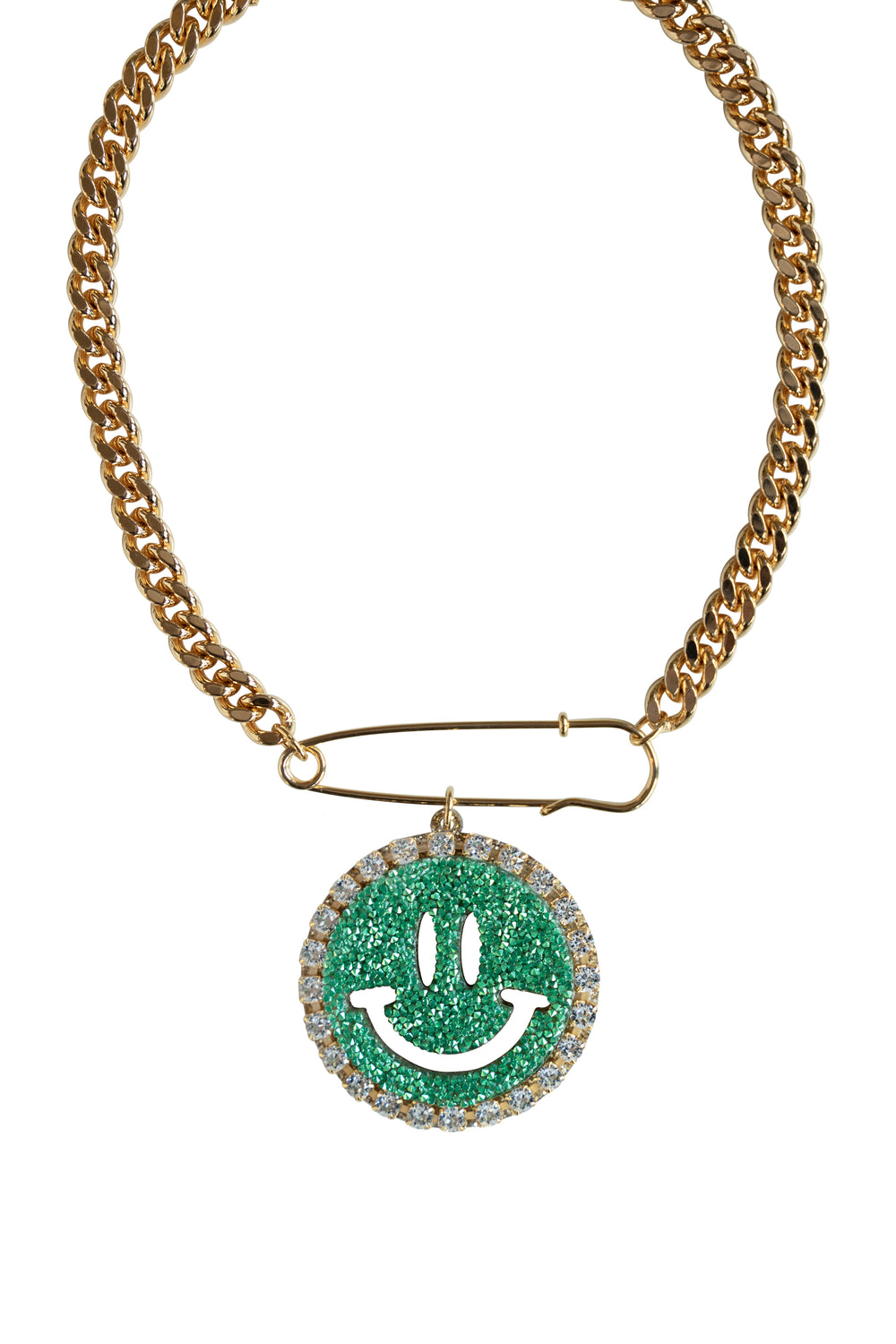 Chain Necklace Kylie - Disco Dazzle Green