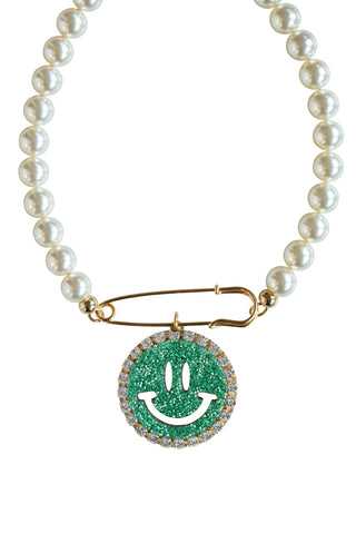 Pearl Necklace Harley - Disco Dazzle Green