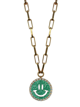 Chain Necklace Blaze - Disco Dazzle Green