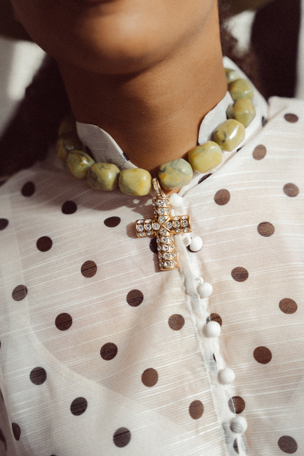 Necklace Holy Dazzling - Lime