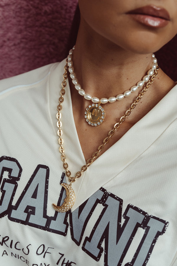 Happy Necklace Gigi - Mirror Gold