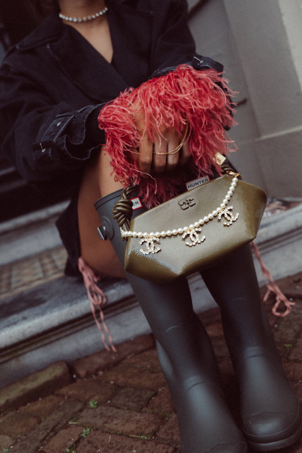 Pearl Bag Chain - CeCe