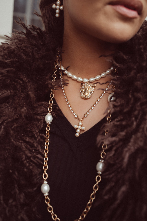 Chain Necklace - Dreamy Pearls