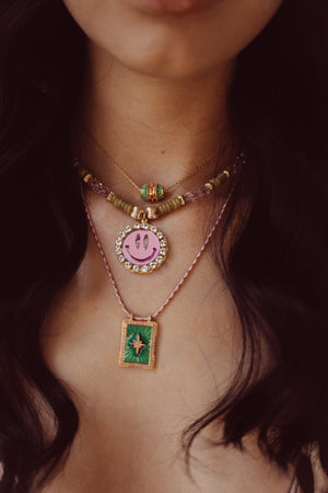 NECKLACE TALISMAN - GREEN