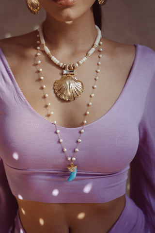 Necklace Jasmine - Shell