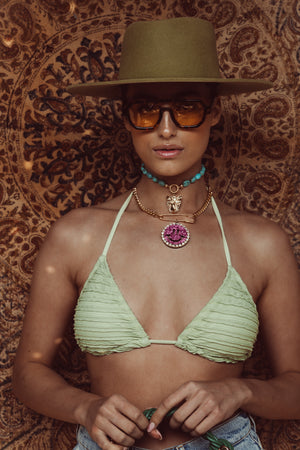 Necklace Jaguar - Turquoise