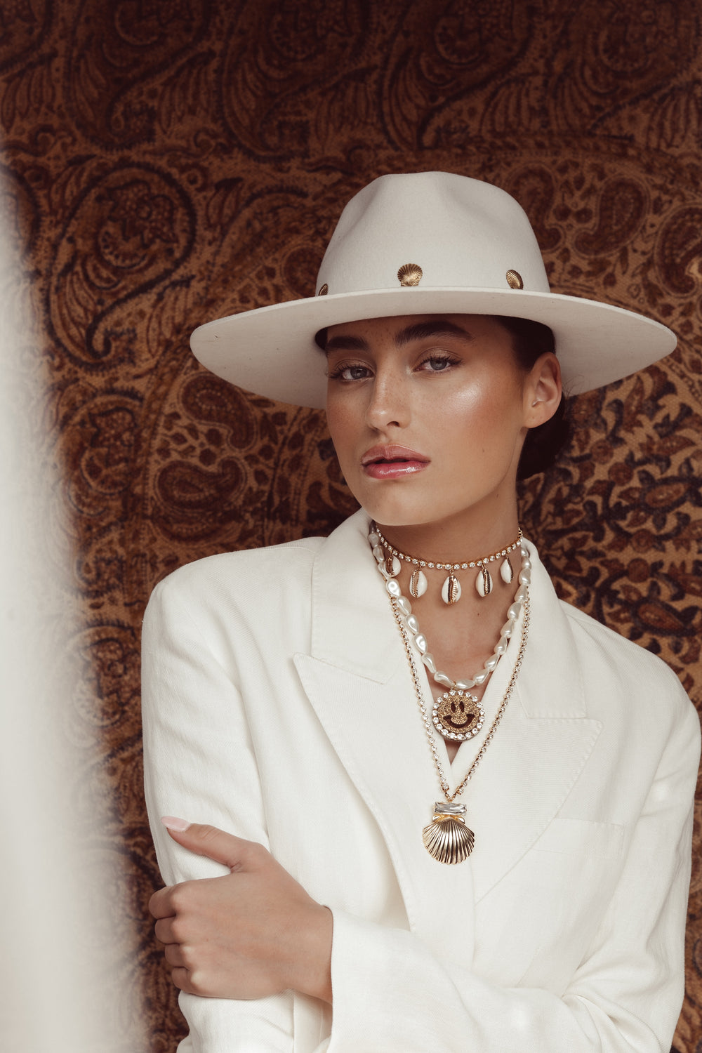 Pearl Necklace Kiki - Disco Dazzle Gold