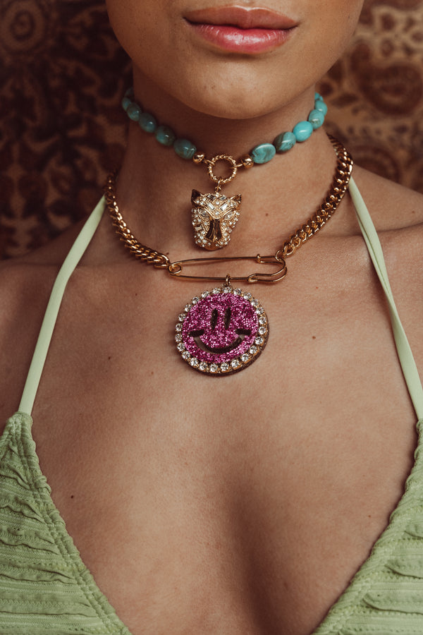 Necklace Jaguar - Turquoise