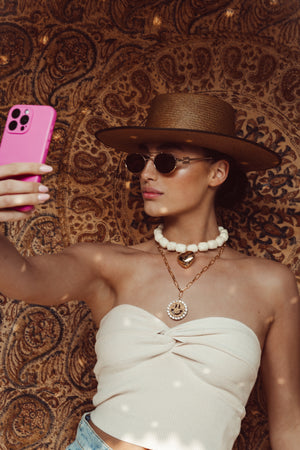 Chain Necklace Mia - Disco Dazzle Gold