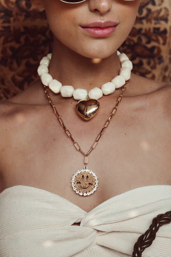 Chain Necklace Mia - Disco Dazzle Gold