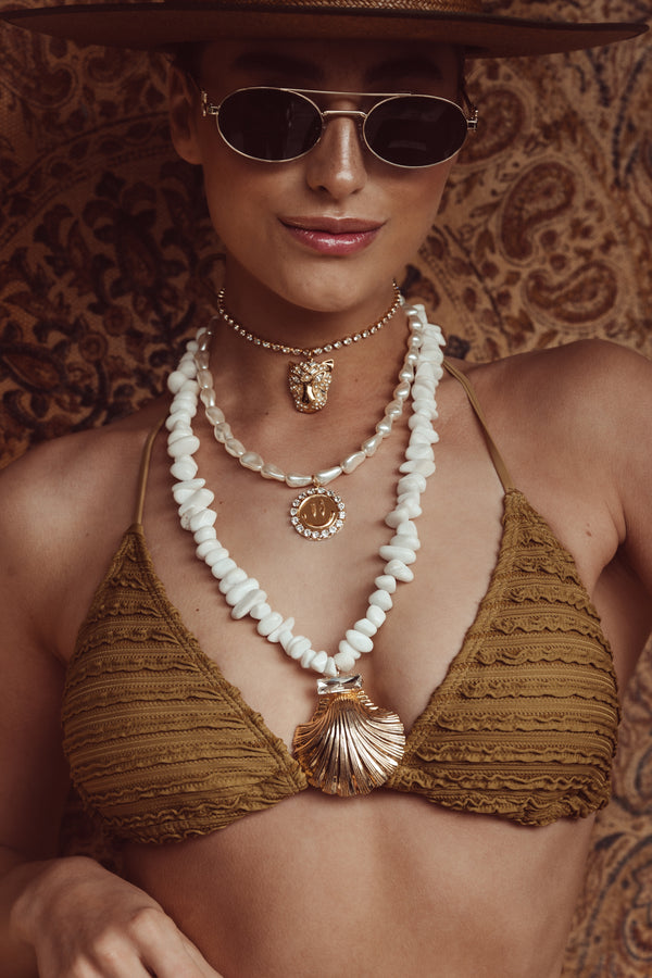 Happy Necklace Kiki - Mirror Gold