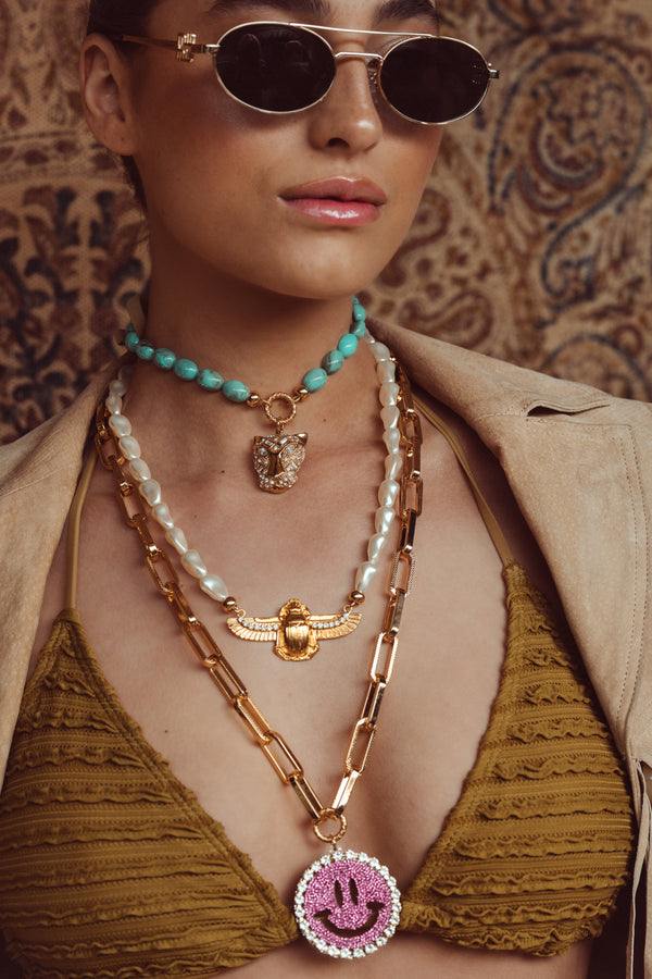 Necklace Scarabee