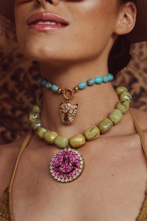 Necklace Jaguar - Turquoise