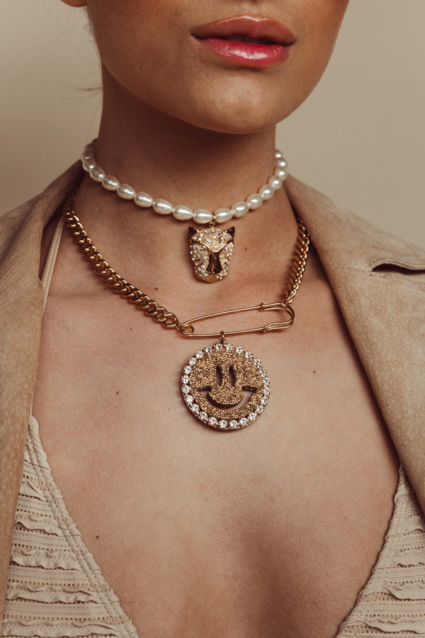 Chain Necklace Kylie - Disco Dazzle Gold