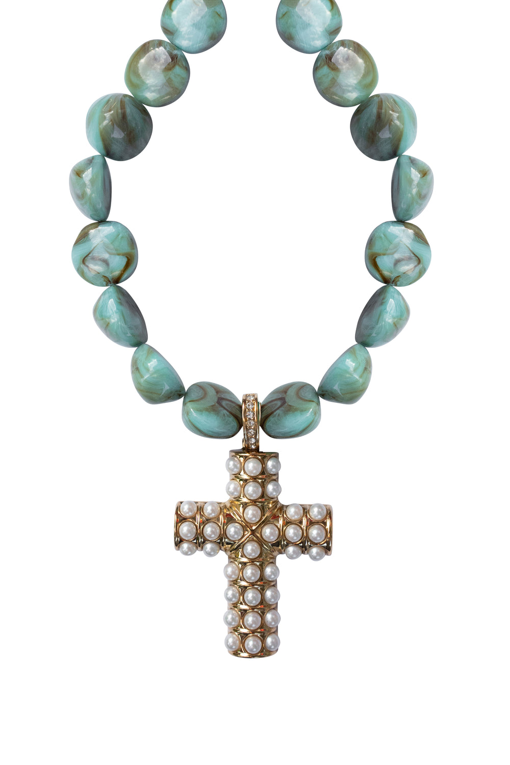 Necklace Holy Pearl - Turquoise
