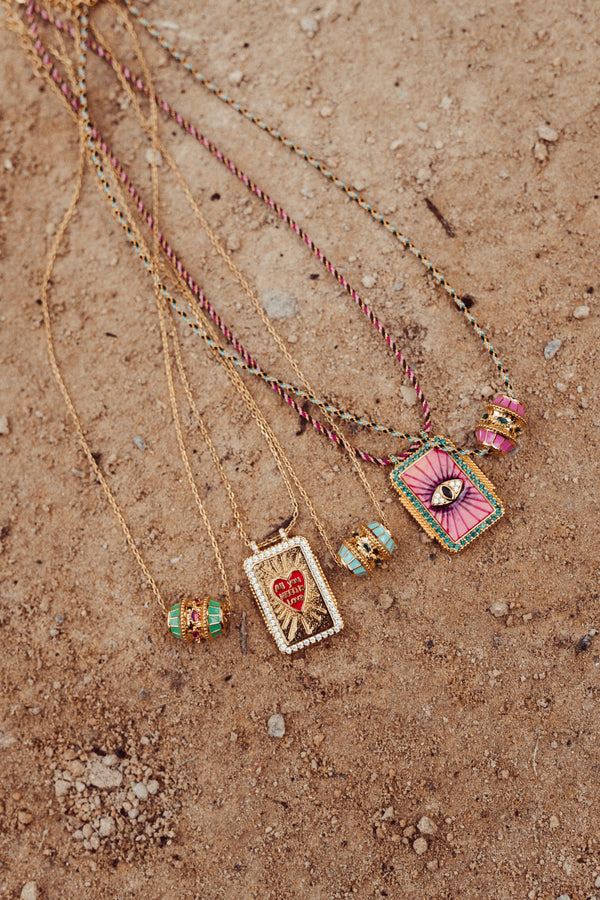NECKLACE TALISMAN - TURQUOISE