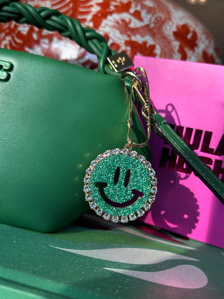 Bag Charm - Disco Dazzle Green