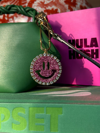 Bag Charm - Disco Dazzle Pink