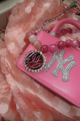 Necklace Happy - Pink/Mirror Pink