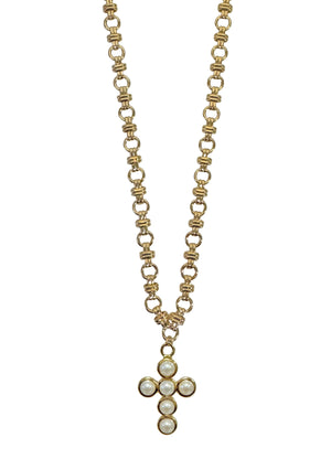 Chain Necklace De La Cruz - Pearl