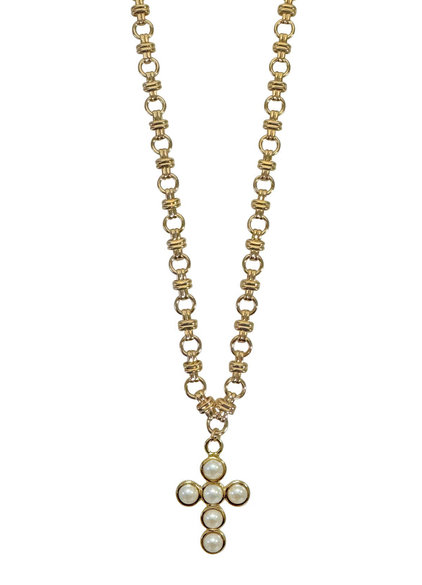 Chain Necklace De La Cruz - Pearl