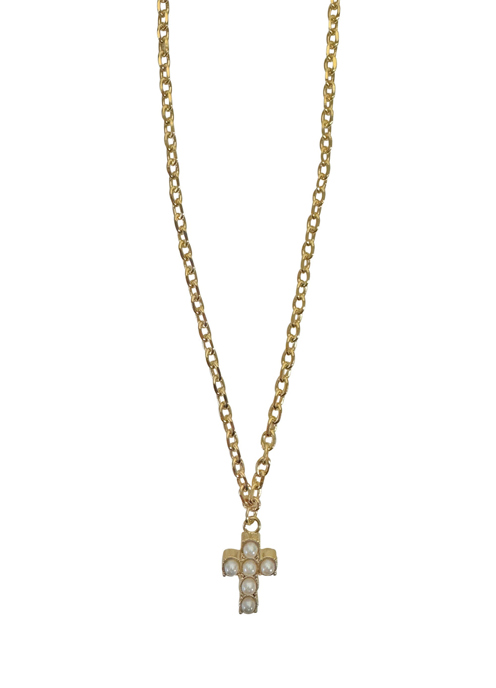 Chain Necklace De La Cruz Mini - Pearl