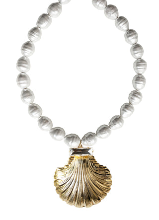 Pearl Necklace - Shell Chic