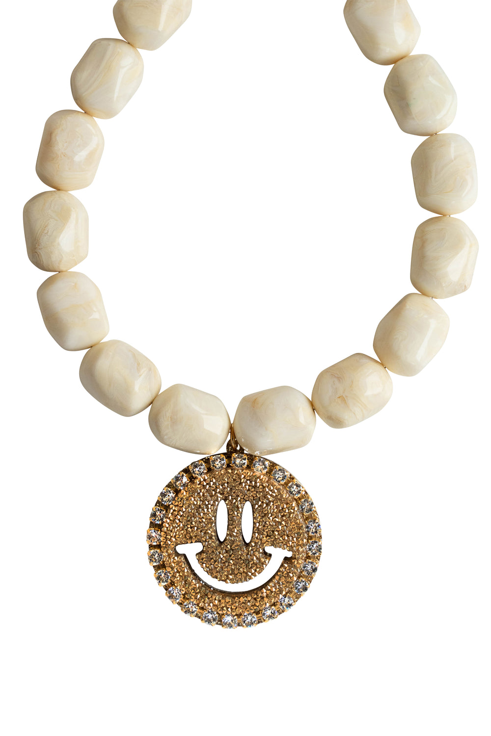 Necklace Disco Dazzle Gold - Marble