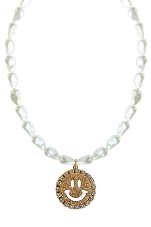 Pearl Necklace Kiki - Disco Dazzle Gold