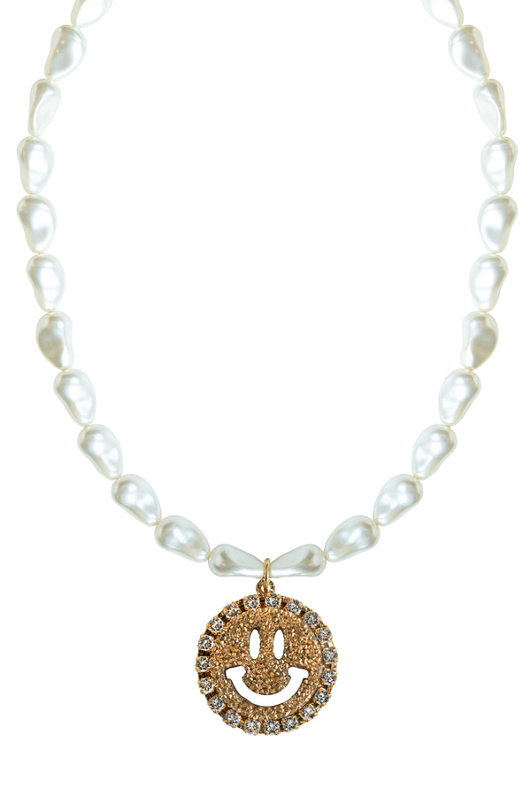 Pearl Necklace Kiki - Disco Dazzle Gold