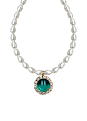 Happy Necklace Gigi - Mirror Green