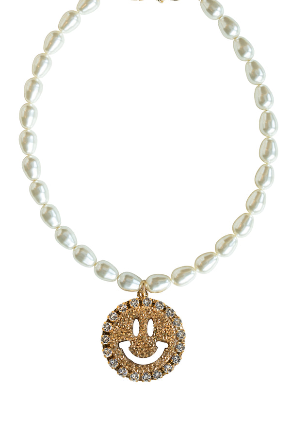 Pearl Necklace Gigi - Disco Dazzle Gold