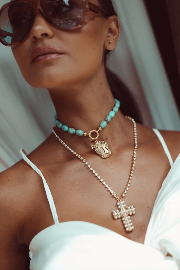 Necklace Jaguar - Turquoise
