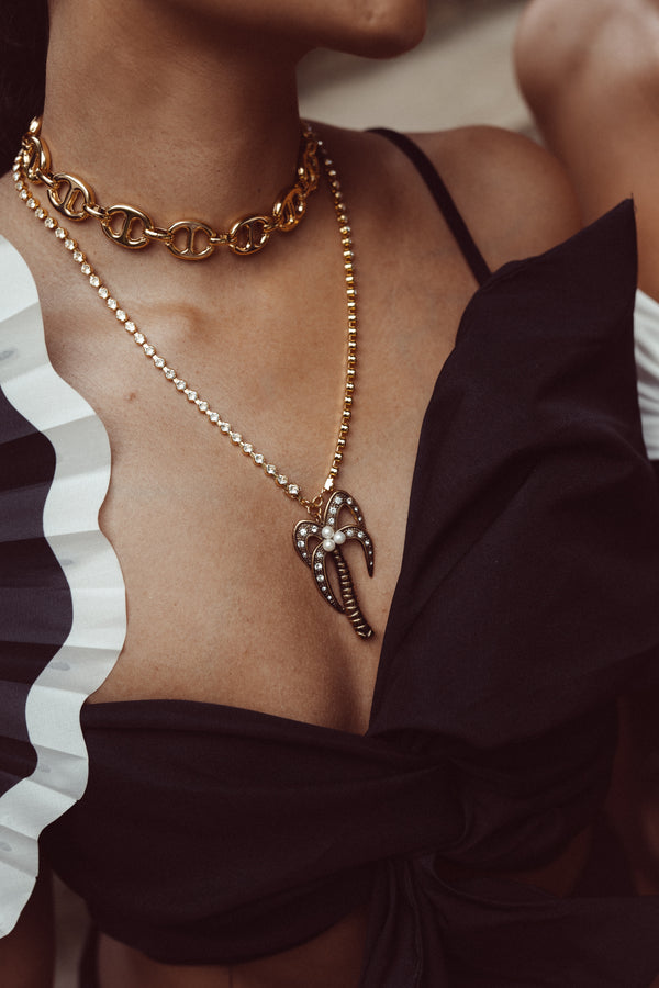 Dazzling Necklace - Sunset Palm