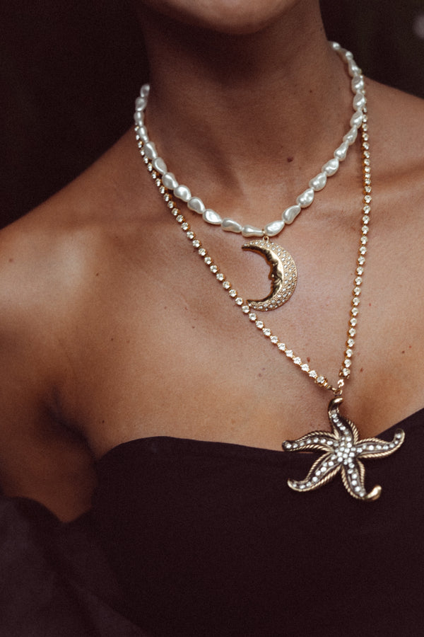 Pearl Necklace - Moonlight Whisper