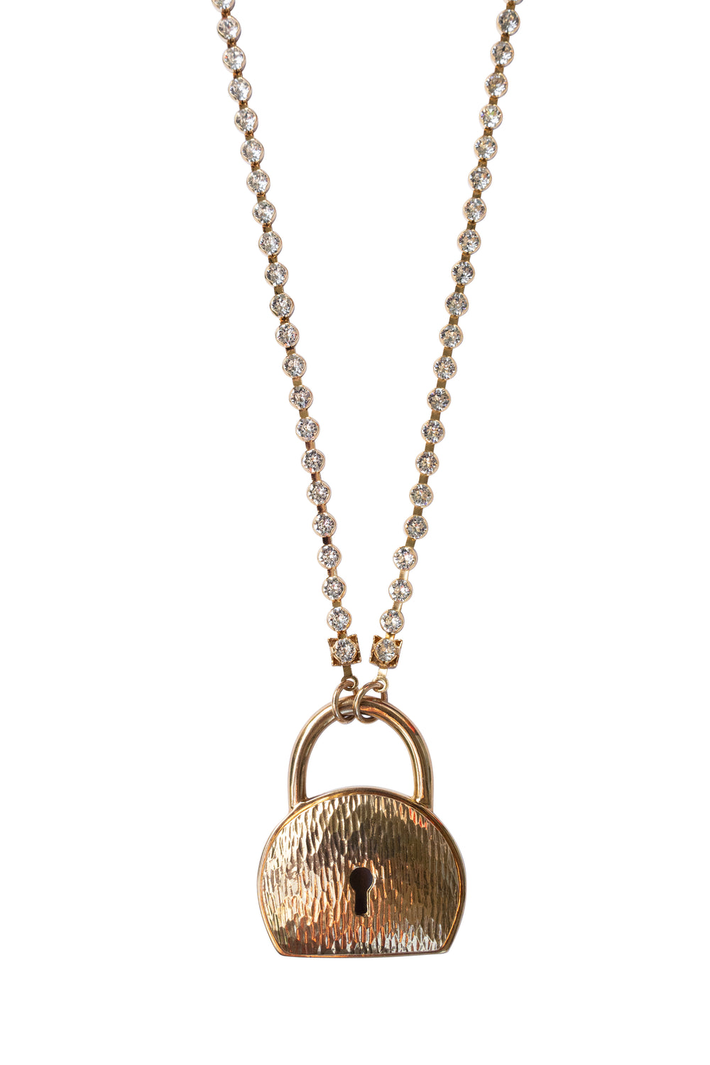 Dazzling Necklace - Locked in Love