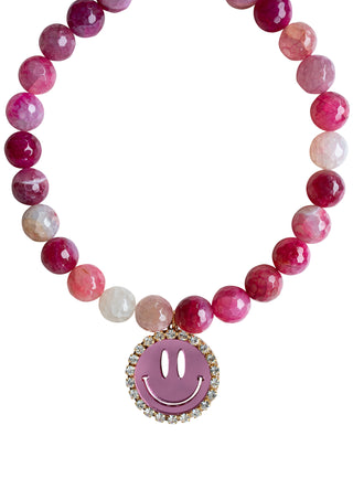 Necklace Happy - Pink/Mirror Pink