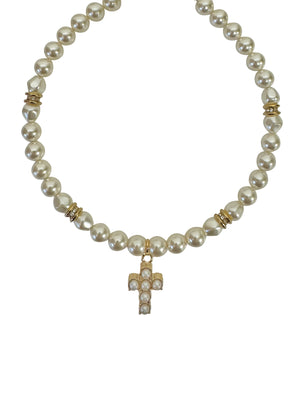 Necklace De La Cruz Mini - Pearl