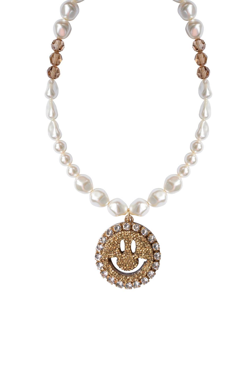 Necklace Happy Joy Joy - Disco Dazzle Gold