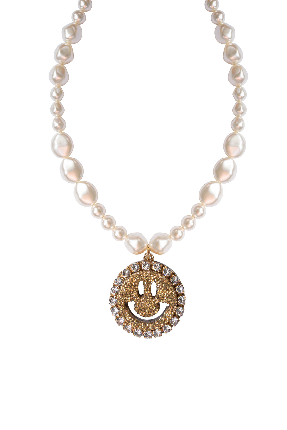 Necklace Pearl of Joy - Disco Dazzle Gold