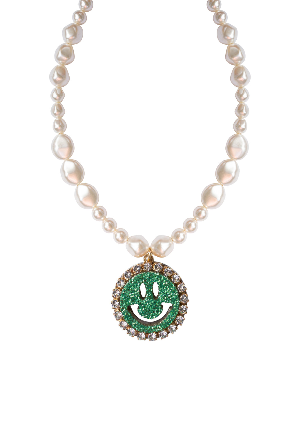 Necklace Pearl of Joy - Disco Dazzle Green