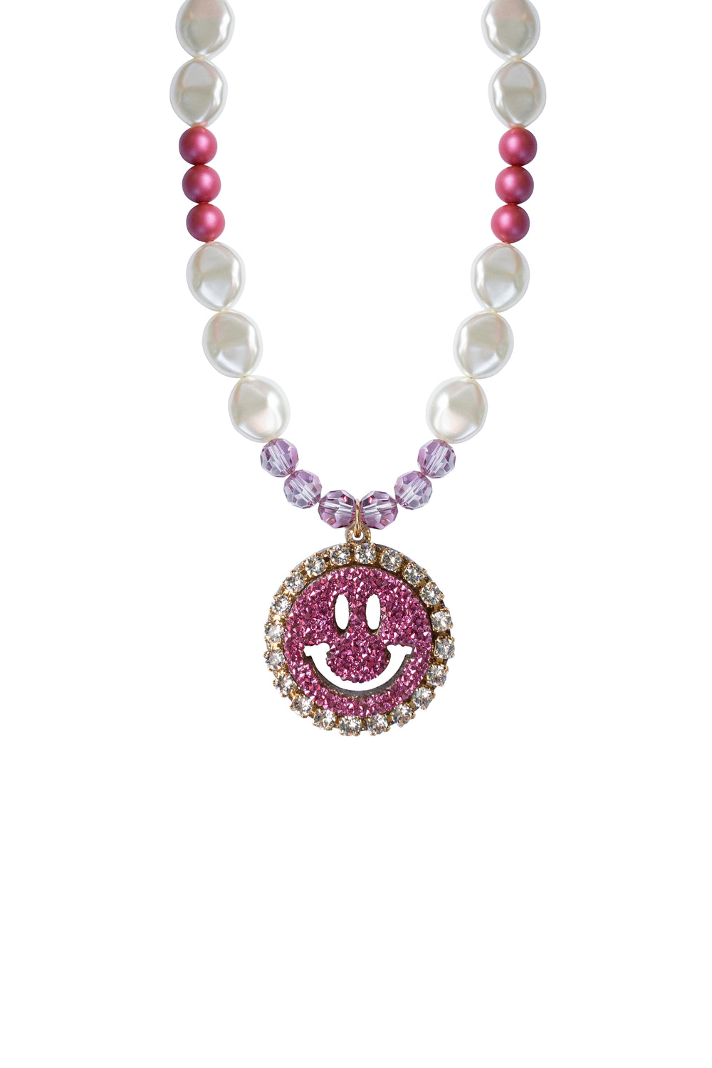 Necklace Glitter Pop - Disco Dazzle Pink