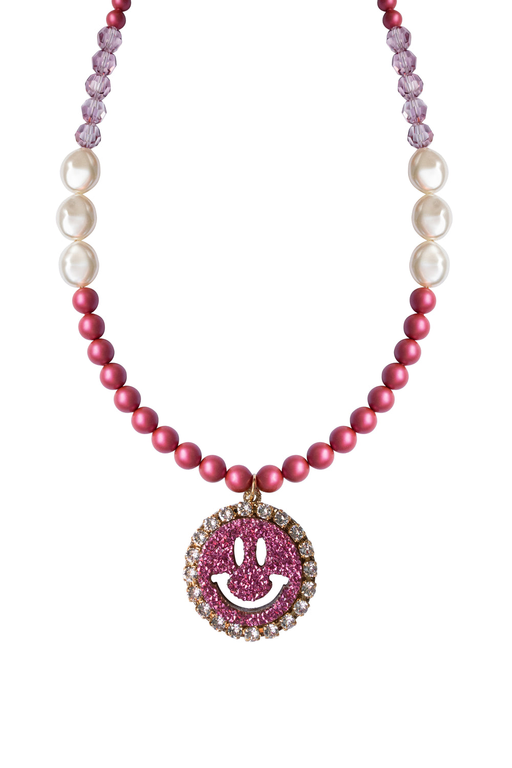 Necklace Blinged Bliss - Disco Dazzle Pink