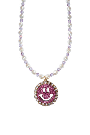 Necklace Glow On - Disco Dazzle Pink