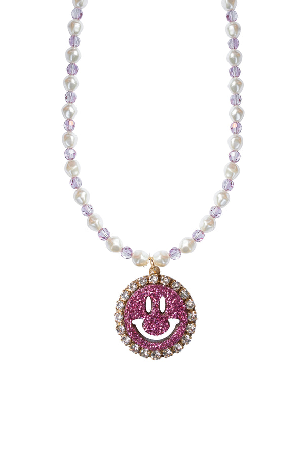 Necklace Glow On - Disco Dazzle Pink